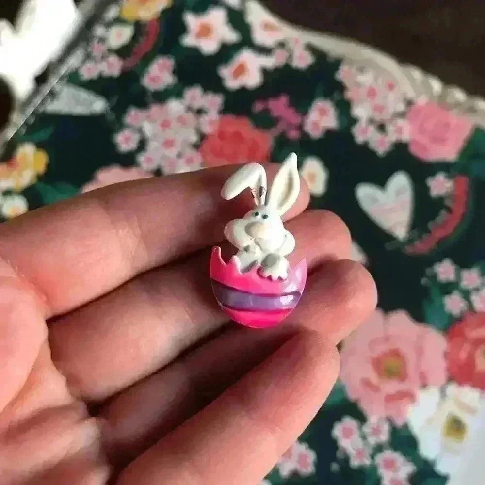 Easter Bunny Mini Pin- free w any purchase